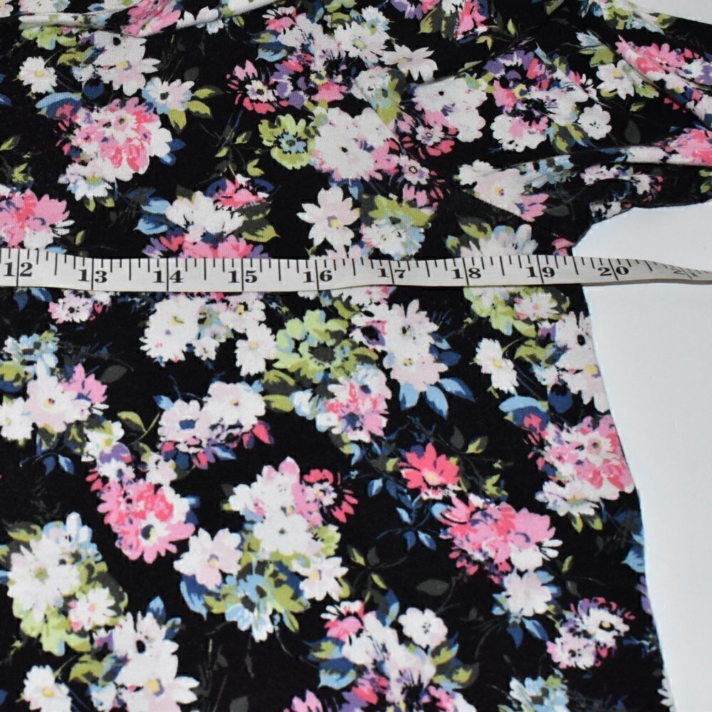 J. Jill Wearever Collection 3/4 Sleeve Hi Lo Pullover Floral Tunic Top S… - Picture 4 of 8